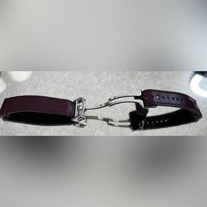 Original Cartier Burgundy Leather Strap